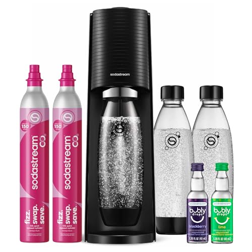 TERRA Sparkling Water Maker (Black / Value Bundle)