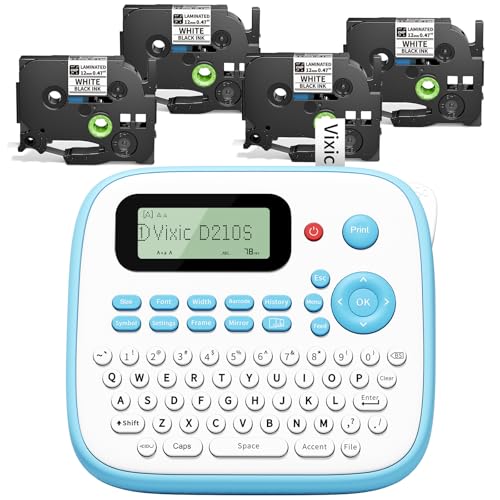 Label Maker Machine with Tape (Blue Label Maker)