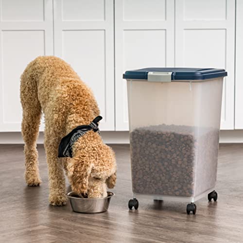Dog Food Storage Container (54 lbs / Navy)