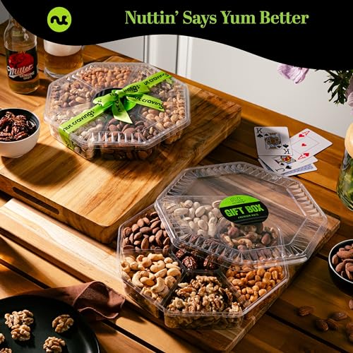 Mixed Nuts Gift Basket in Black Gold Box