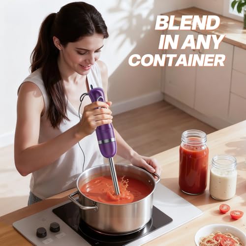 Immersion Blender Corded 400W (Purple / single)