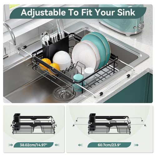 in Sink Dish Drying Racks (Large Size)