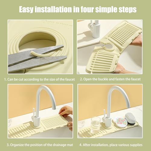 Faucet Mat for Kitchen Sink