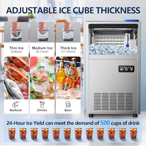 Commercial Ice Maker Machine 150LBS (150LBS/24H)