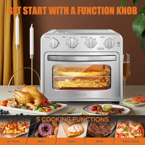 Air Fryer Toaster Oven Combo (16QT(13.5" x 10.5" x 12.9"))