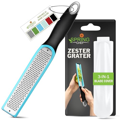 Stainless Steel Lemon Zester (Aqua Sky)