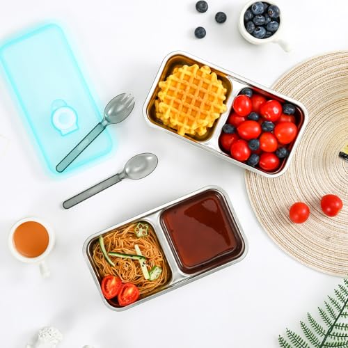 Stainless Steel Snack Containers with Lids