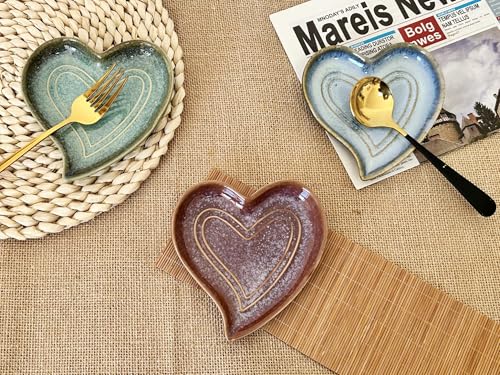 Ceramic Spoon Rest for Stove Top (Retro Purple)