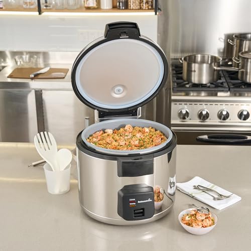 Cup (Cup Raw) Steel Electric Rice Cooker Warmer