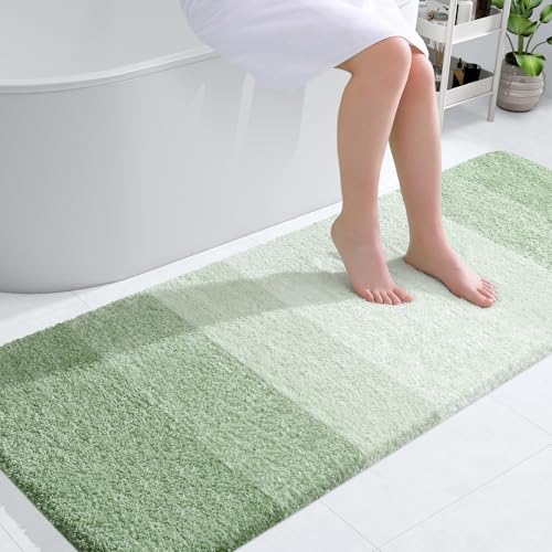 Bathroom Runner Rug 59x24 (59" X 24" / Sage Green)