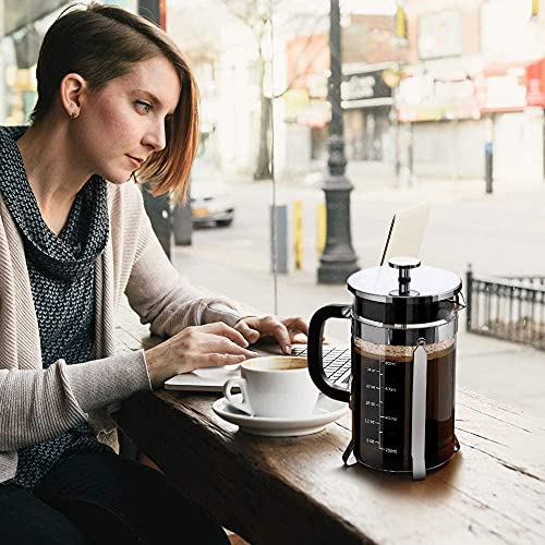 French Press 34oz (Silver / 34oz)