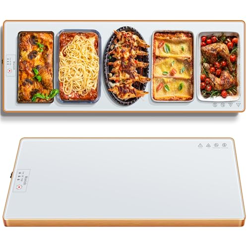 Electric Warming Tray (White / Extra Long 47.24"x11.81")