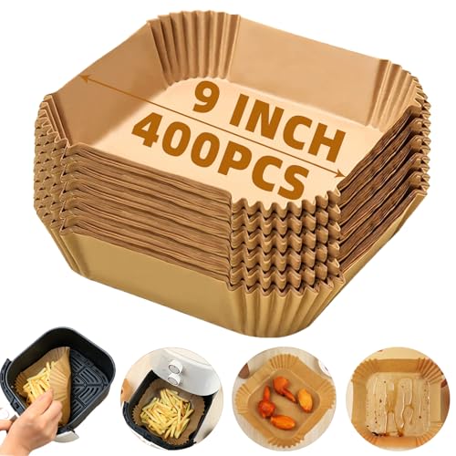 Air Fryer Liners Disposable (9'' Square for 5-8QT)