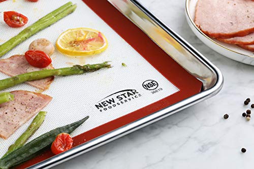 Commercial Grade Silicone Baking Mat Non Stick Pan Liner (17"L x 11"W)