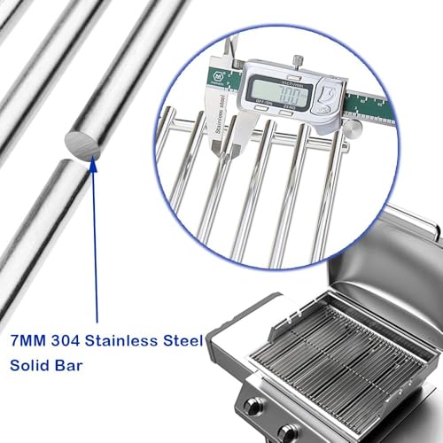 304 Stainless Steel Grill Grates for Weber Genesis 300 (19.5" x 25.8" - 7528 Genesis 300)