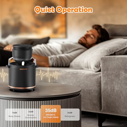 1.1 Quart Ice Cream Maker Machine (Black)