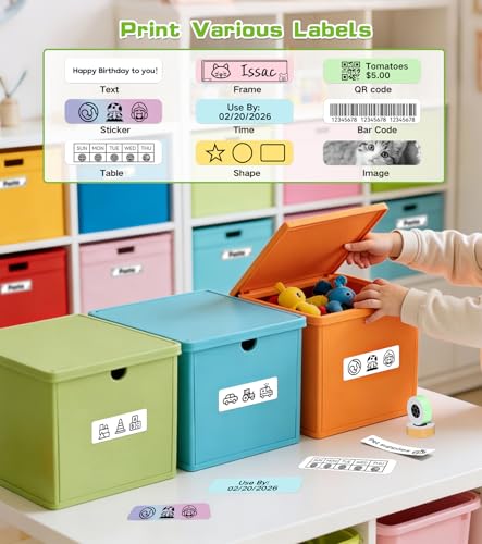 Label Maker Machine with Tape