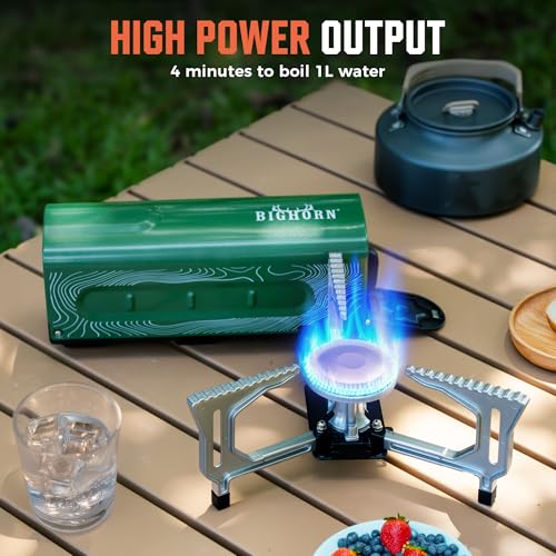OUTDOORS Butane Camping Stove (Green)