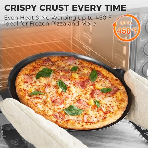 2 Pack Pizza Pan 14 Inch with Holes (2 Count)