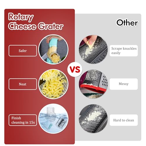 Rotary Cheese Grater Hand Crank