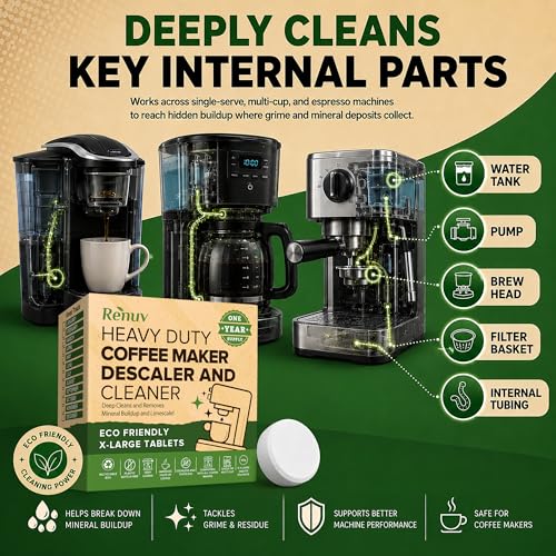 Dishwasher Cleaner + Coffee Maker Cleaner Bundle (Dishwasher + Coffee Maker Cleaner)