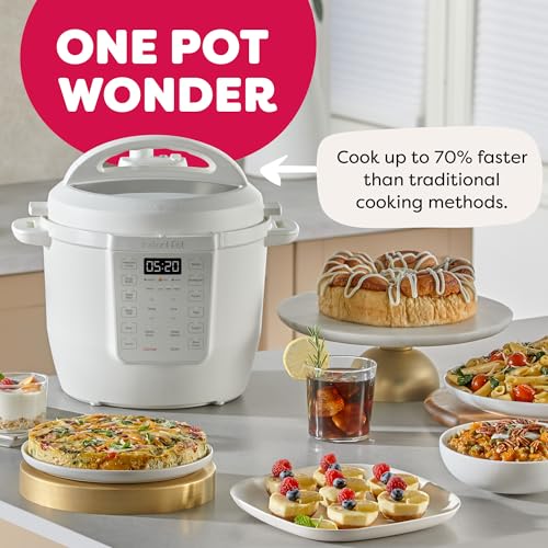 6QT RIO 7-in-1 Multi-Cooker, Pressure Cooker, Slow cook, Sauté, Steam, Rice Maker, Yogurt, & Warmer, Sea Salt, 6 Quarts (Sea Salt / 6 Quarts)