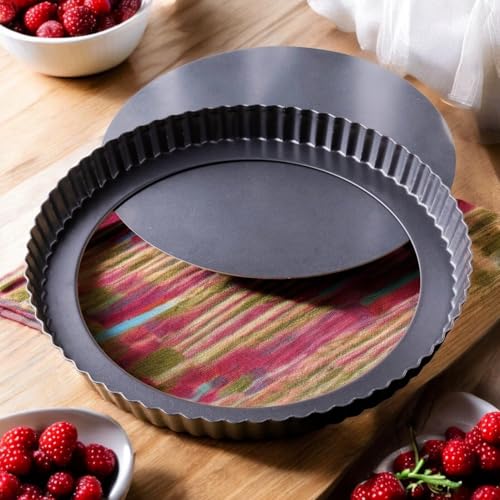 Tart Pan 10 Inch Removable Bottom (10 Inch)