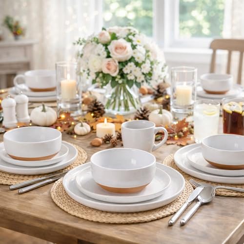 Dinnerware Sets for 6 (White / Service For 6(18Pcs))