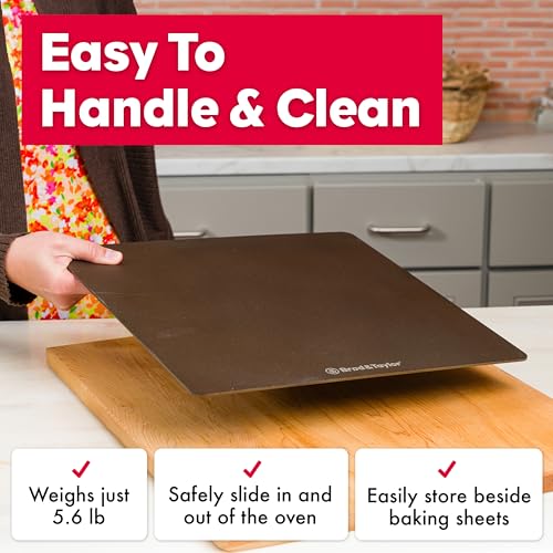 Bread Steel Original for Baking Bread & Cooking Pizza (Original, 14”x14”x0.1”)