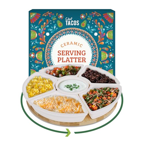 Ceramic Taco Lazy Susan