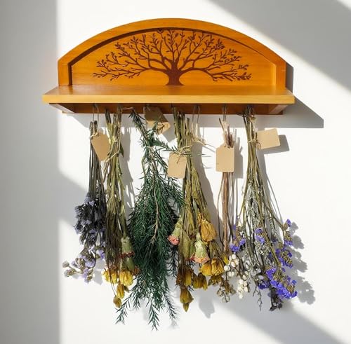 Tree of Life Herb Drying Rack (Herb Drying Rack-gold Foil Stamping)