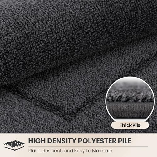 Dirt Trapping Door Mat Indoor Entrance (Charcoal / 20" X 31.5" (Rectangular))