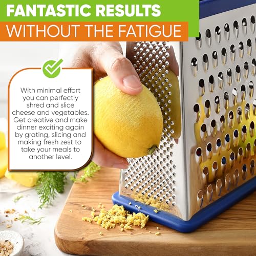 Stainless Steel XL Cheese Grater for Kitchen