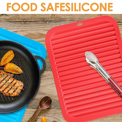 5 Pack Silicone Trivets for Hot Pots and Pans