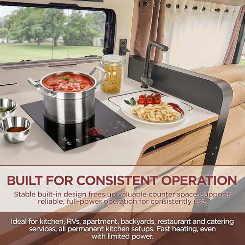 Built in & Countertop Induction Cooktop (Countertop & Built in 1800W)