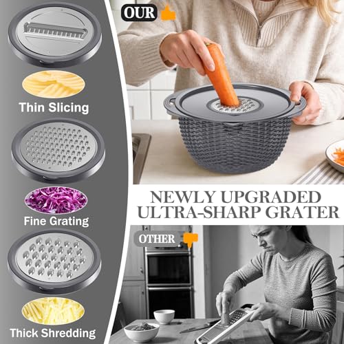 4 1 Colander with Lid Set