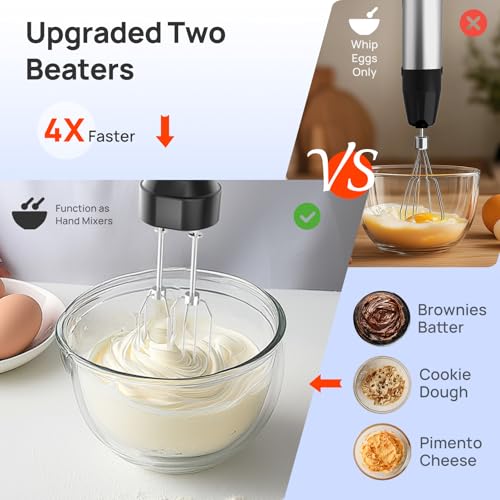 4 in 1 Immersion Hand Blender Max 1100W (4 IN 1 / Black)