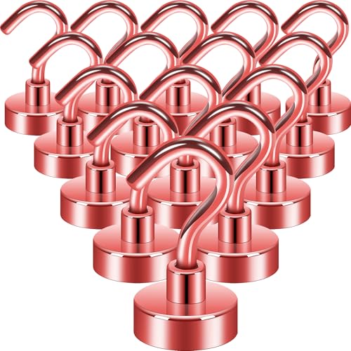 Magnetic Hooks (Red / 0.67 inches)