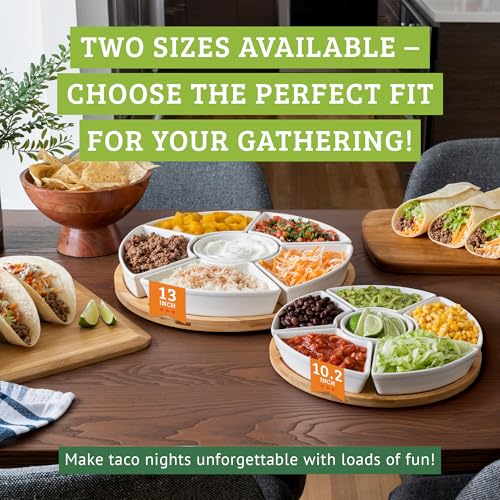 Ceramic Taco Lazy Susan