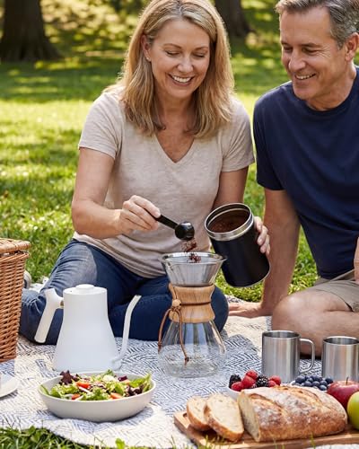 Pour Over Coffee Maker Set (Slim Shape / 28 Ounces)