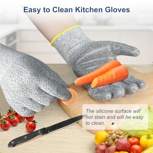 Level 5 Cut Resistant Gloves with Silicone Coating