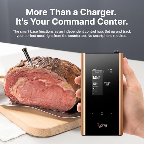 Sync Gold Dual Wireless WiFi Meat Thermometer with Carrying Case (2 Probes Set)
