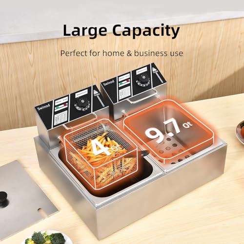 Commercial Deep Fryer with Baskets (82)