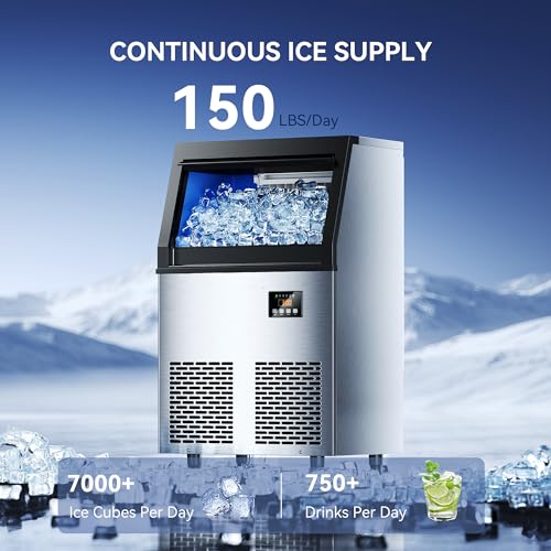 150 lbs 24H Commercial Ice Maker Machine (150lbs/24H)