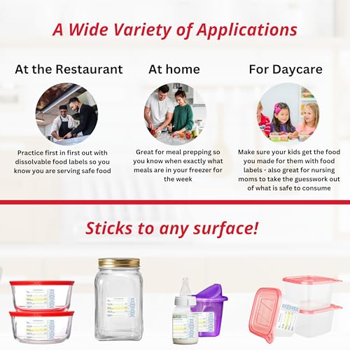 2x3 Dissolvable Food Labels