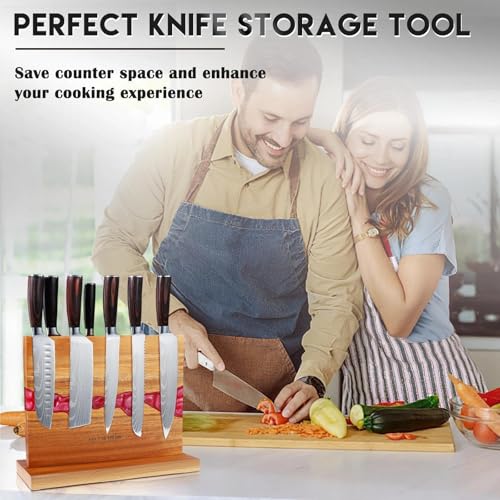 Double Sided Countertop Magnetic Knife Block 14 x 10"