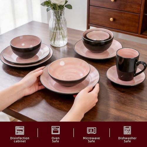 HomeVss Stoneware Sonoma Dinnerware Set