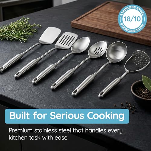 Stainless Steel Big Cooking Spoon