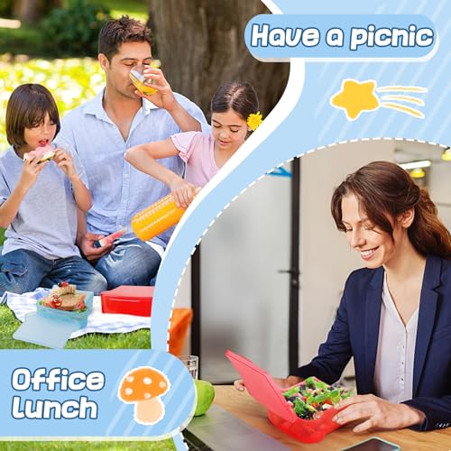 20 Oz Sandwich Containers for Kids (2 Colors)