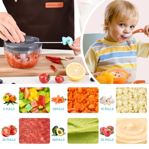 Manual Food Processor Vegetable Chopper